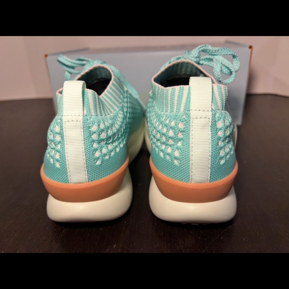 Moshn By Klogs Vigor Knit Shoes Sneakers Aqua Green Womans 6M - Picture 8 of 16